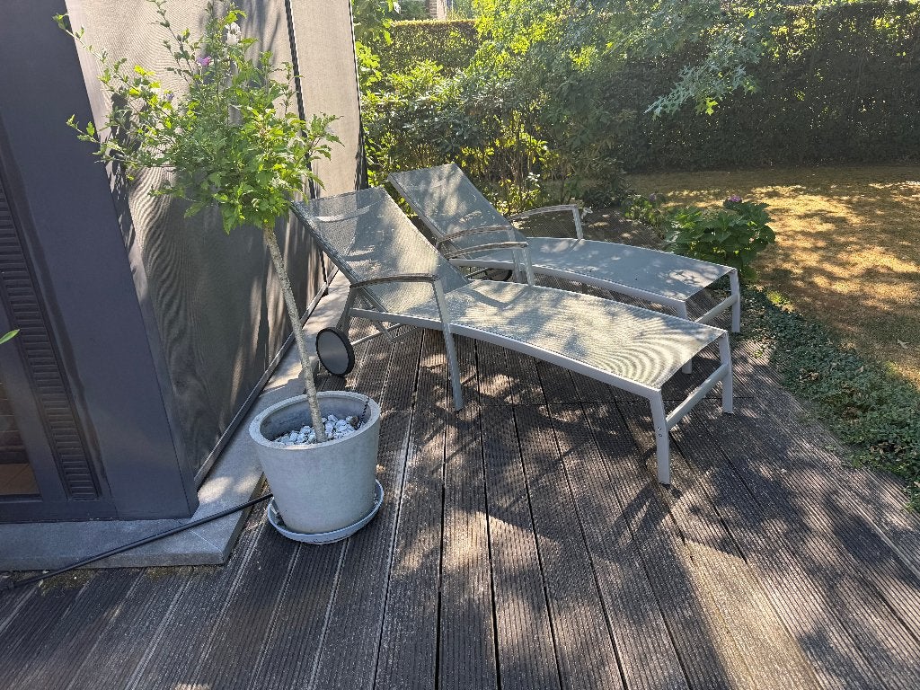ligzetel tuin, Ophalen, Gebruikt, Verrijdbaar