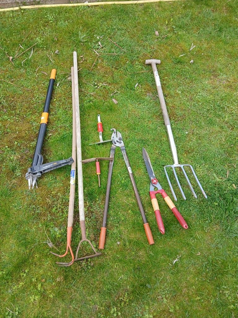 Lot tuingereedschap, Tuin en Terras, Ophalen, Schoffel