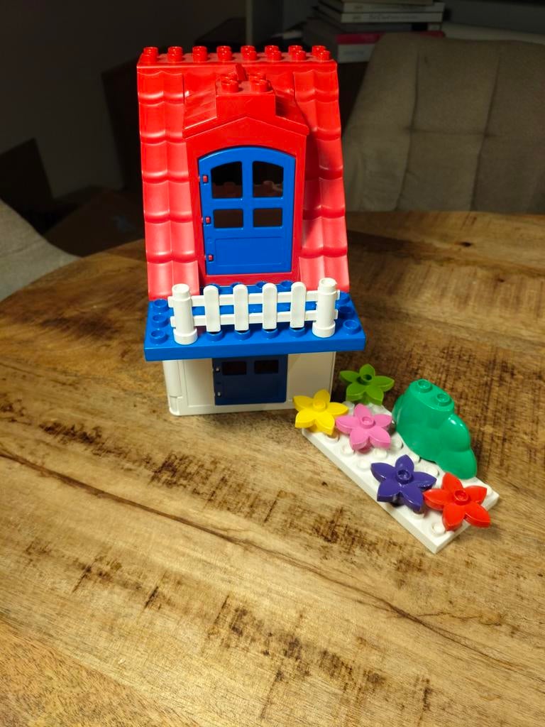 Maison Lego Duplo avec jardin et terrasse, Enlèvement ou Envoi, Duplo