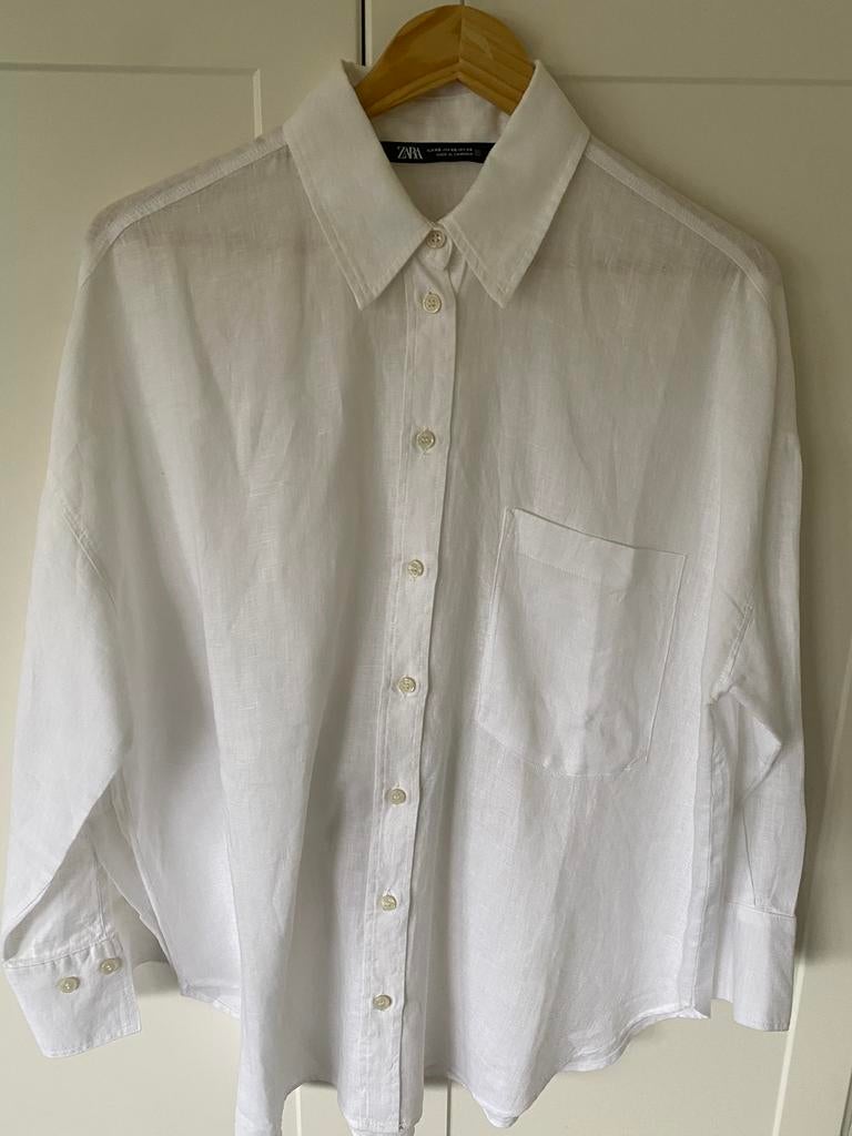 Linnen blouse, Kleding | Dames, Verzenden, Zo goed als nieuw, Maat 34 (XS) of kleiner