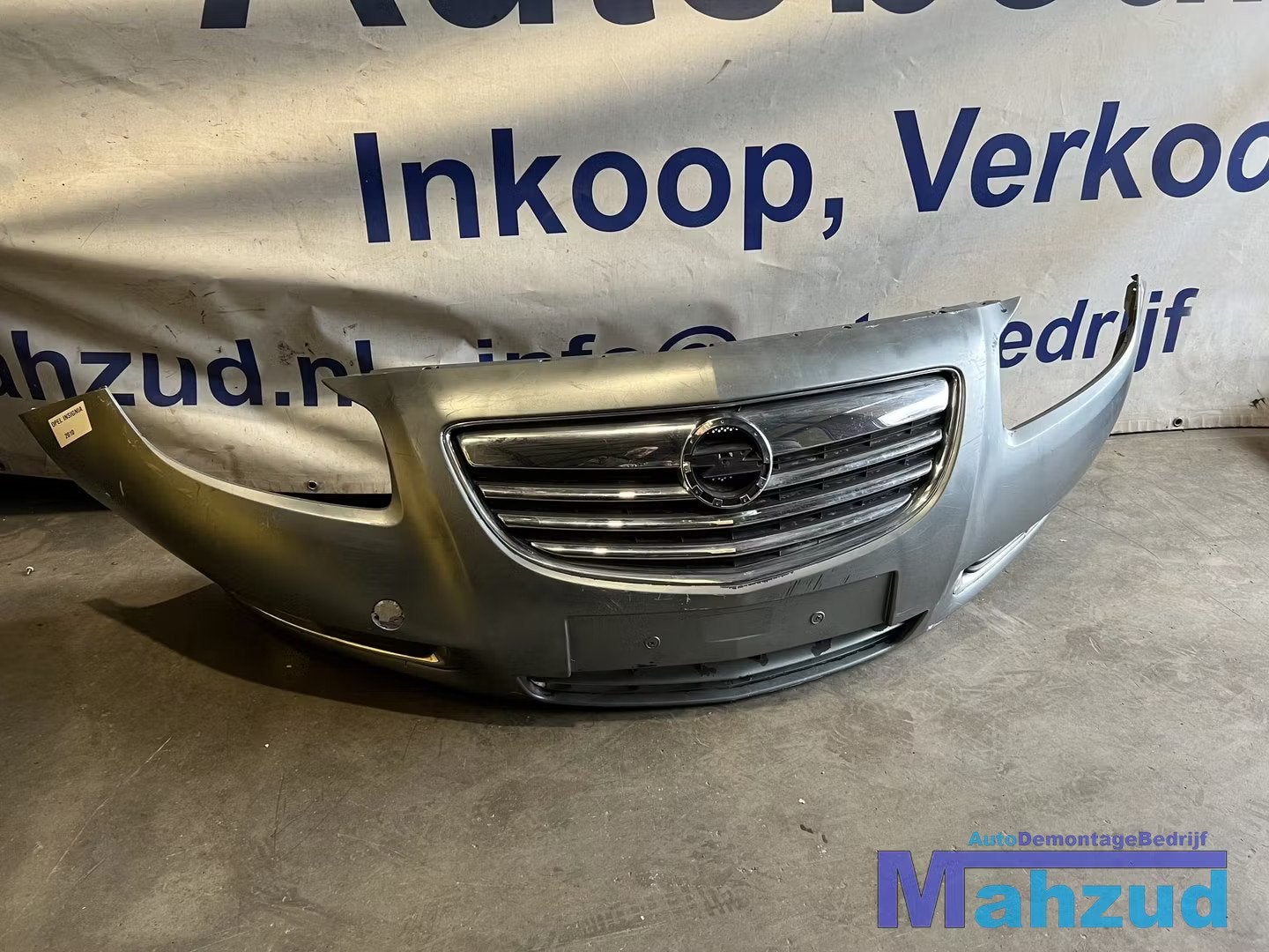 OPEL INSIGNIA A grijs voorbumper bumper voor 2008-2017, Gebruikt, Voor, Opel Automobile GmbH, Kontakt@opel-infoservice.de