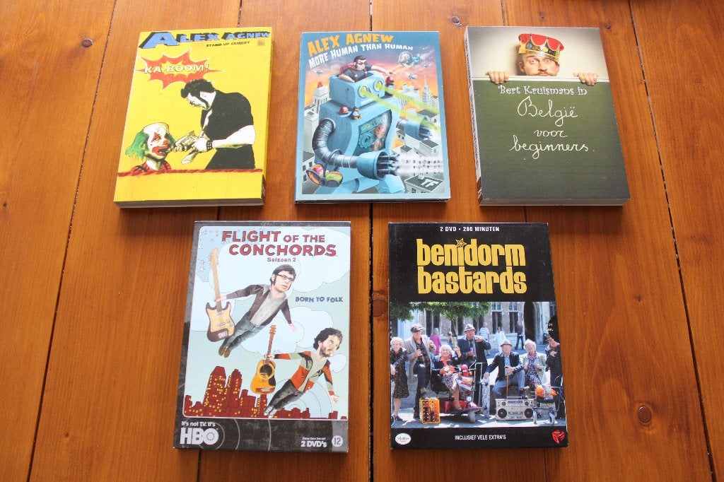 Lot DVDs - Om te lachen, Cd's en Dvd's, Dvd's | Cabaret en Sketches, Ophalen, Overige artiesten, Gebruikt, Nederlands