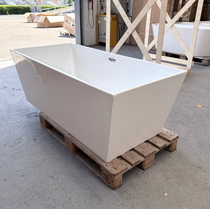 Modern Vrijstaand Ligbad 170 cm OP=OP Aanbieding nr385, Ophalen of Verzenden, Nieuw, Wit, Modern