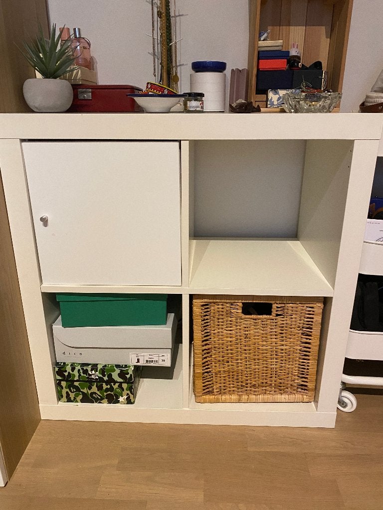 KALLAX Étagère, blanc, 79x79 cm, Maison & Meubles, Enlèvement, Utilisé
