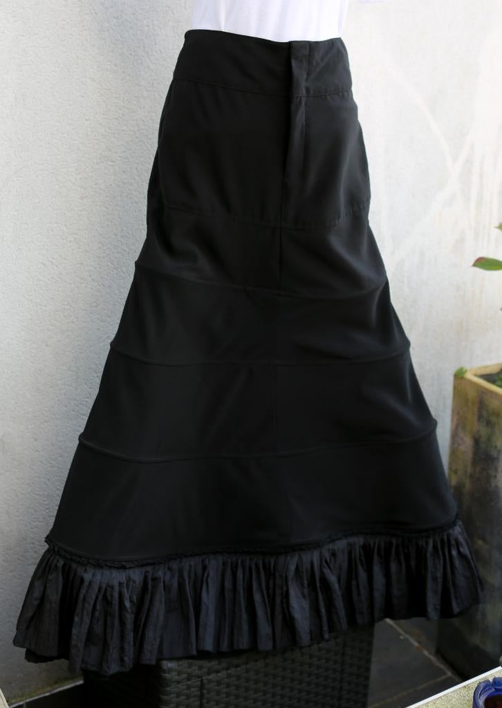 Magniiiiifique jupe de soirée noire avec arceaux T38/40, Taille 38/40 (M), Enlèvement ou Envoi, Comme neuf, Noir