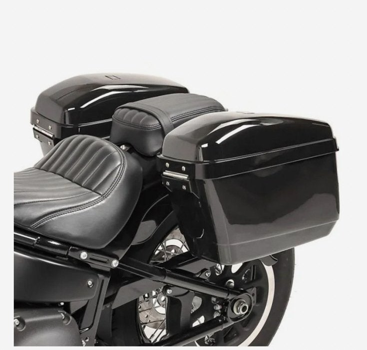 Set harde zadeltassen + houders, Motoren, Accessoires | Koffers en Tassen, Ophalen, Nieuw