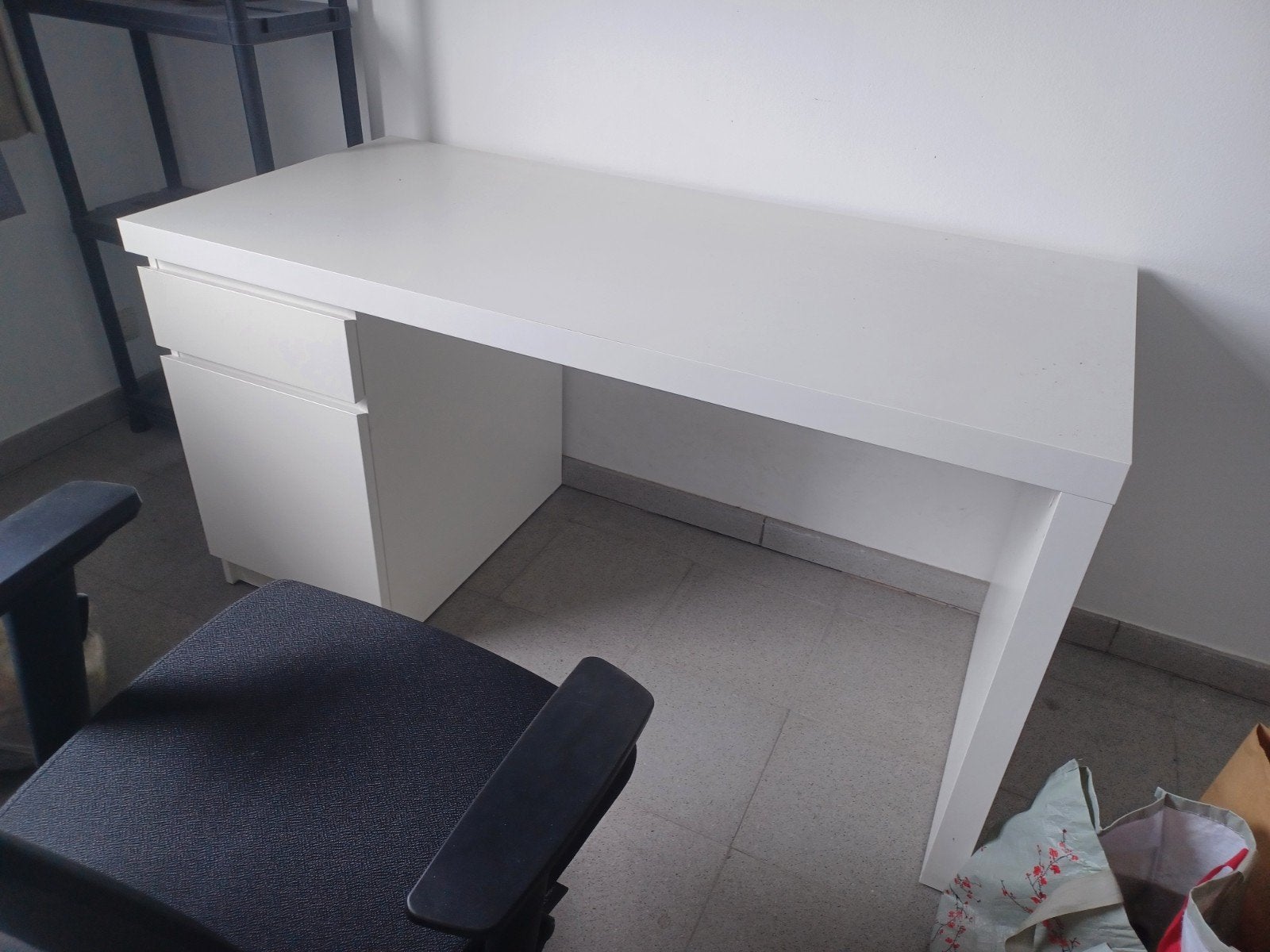 Bureau, wit, ikea, Ophalen, IKEA, Wit, Hout