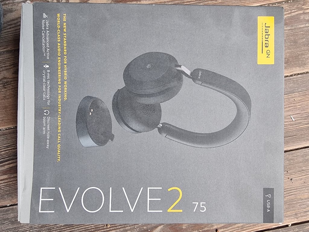 Jabra evolve 2 75, Ophalen, Nieuw, Draadloos, Jabra