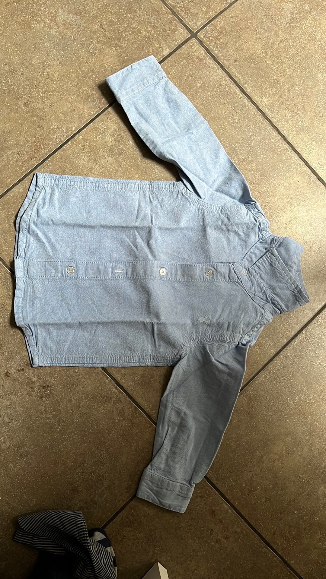 Licht blauw hemd maat 86, Kinderen en Baby's, Ophalen, Zo goed als nieuw