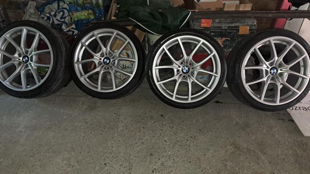 4 Originele BMW 20" 5-serie F10- en F11-velgen, Auto-onderdelen, Banden en Velgen, Velg(en), Zomerbanden, 20 inch, Overige, Ophalen