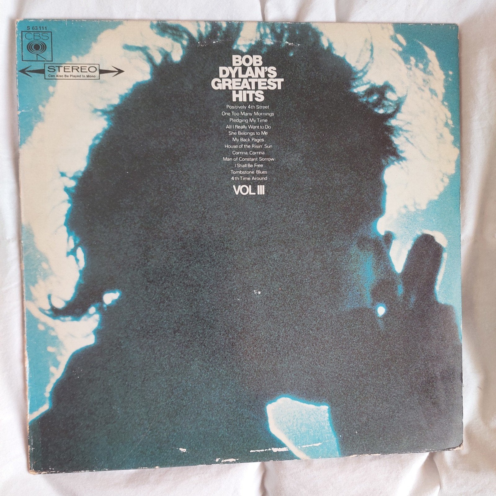 Les plus grands succès de Bob Dylan, vol. 3, CBS, LP, Enlèvement ou Envoi, Comme neuf, Rock classique
