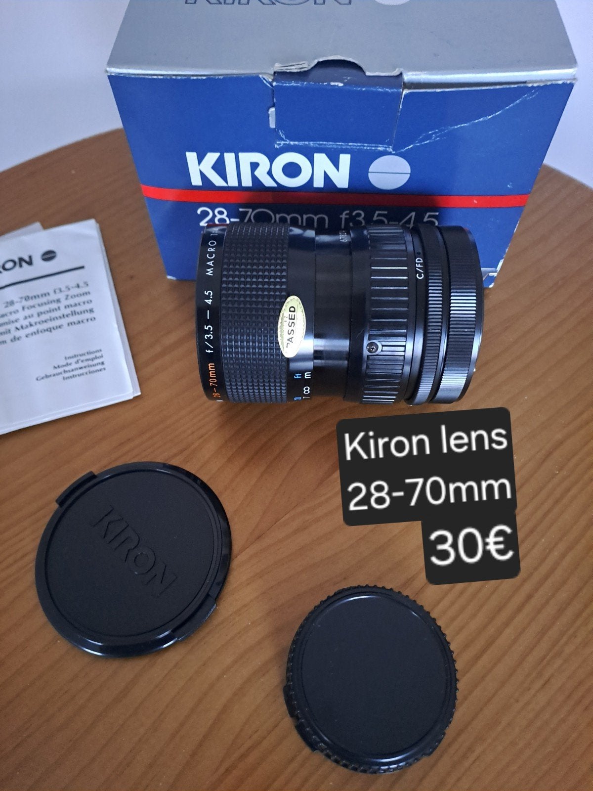 Kiron lens, Audio, Tv en Foto, Ophalen of Verzenden, Zo goed als nieuw