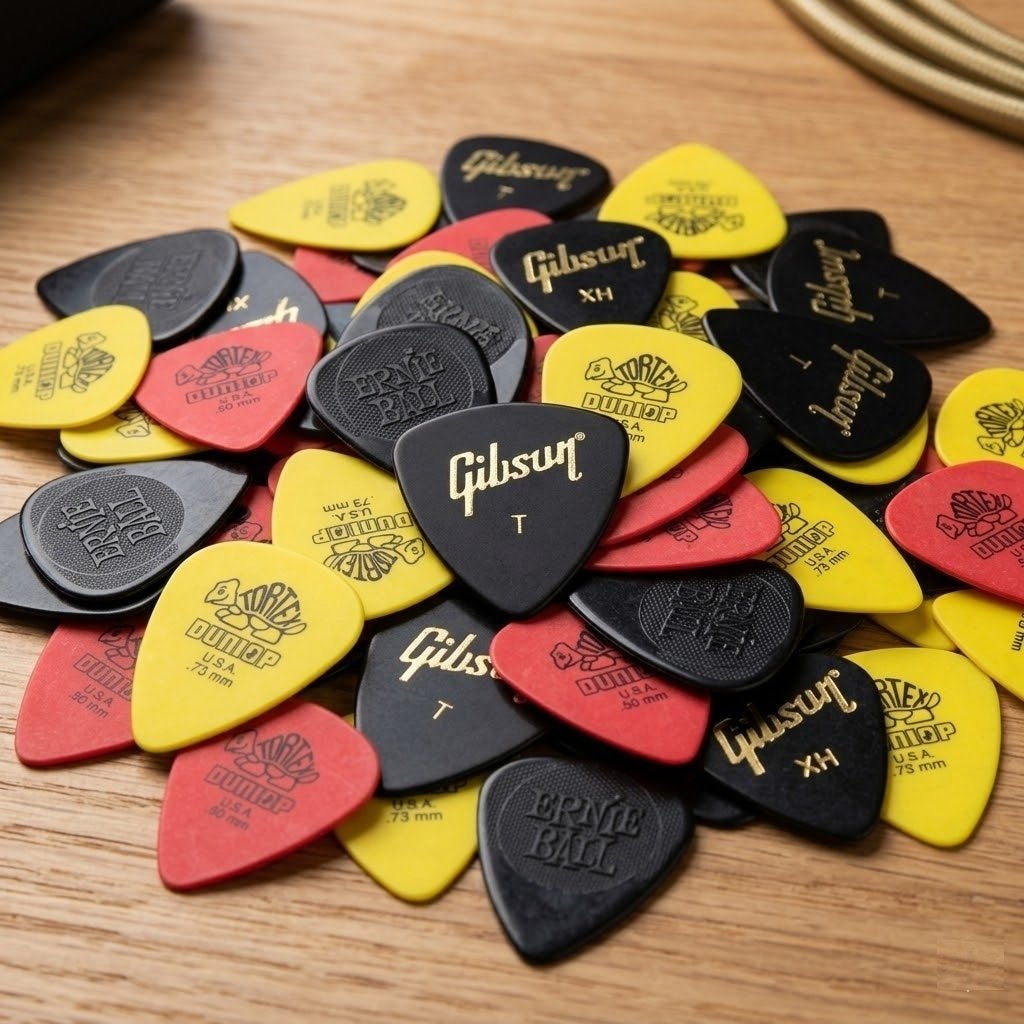 Médiateurs pour guitare - Dunlop - Gibson - Ernie Ball, Musique & Instruments, Enlèvement ou Envoi, Neuf, Guitare électrique
