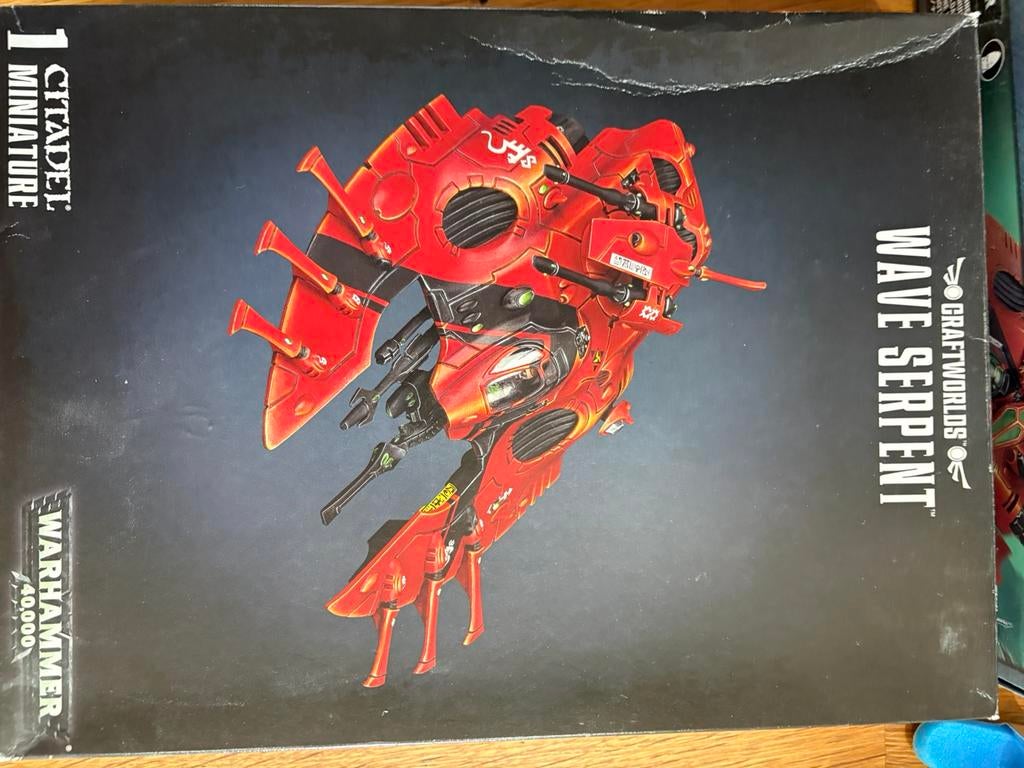 Warhammer Eldar Wave Serpent – complet – boîte d’origine, Enlèvement ou Envoi, Neuf, Warhammer, Figurine(s)