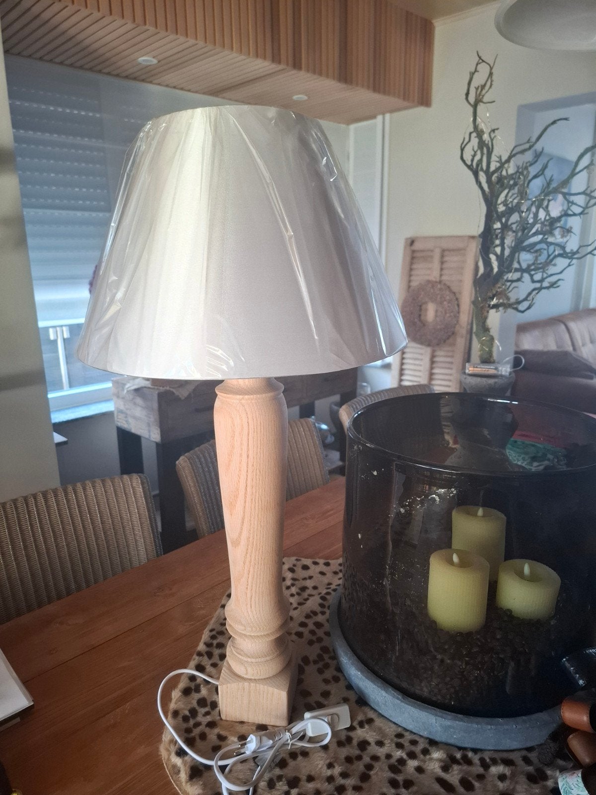 landelijke lamp nieuw 70cm hoog, Ophalen
