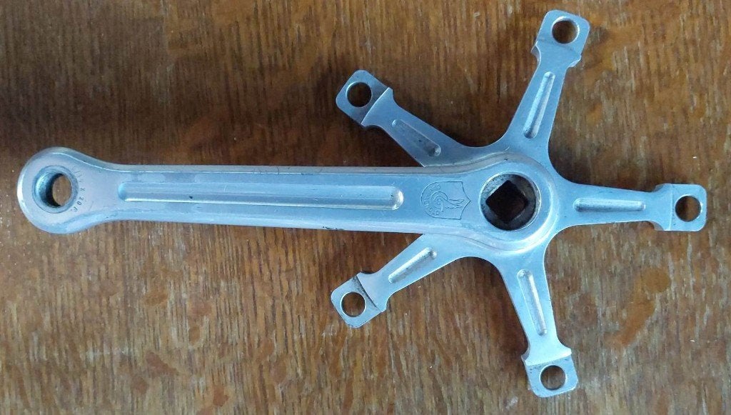 Campagnolo crank 170mm, Fietsen en Brommers, Fietsonderdelen, Crankstel of Pedalen, Gebruikt, Campagnolo, Ophalen of Verzenden