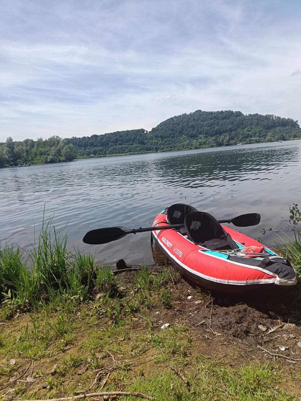 Rockside tweepersoons Kayak, Sports nautiques & Bateaux, Planche à voile, Enlèvement, Aileron, Avec aileron(s)