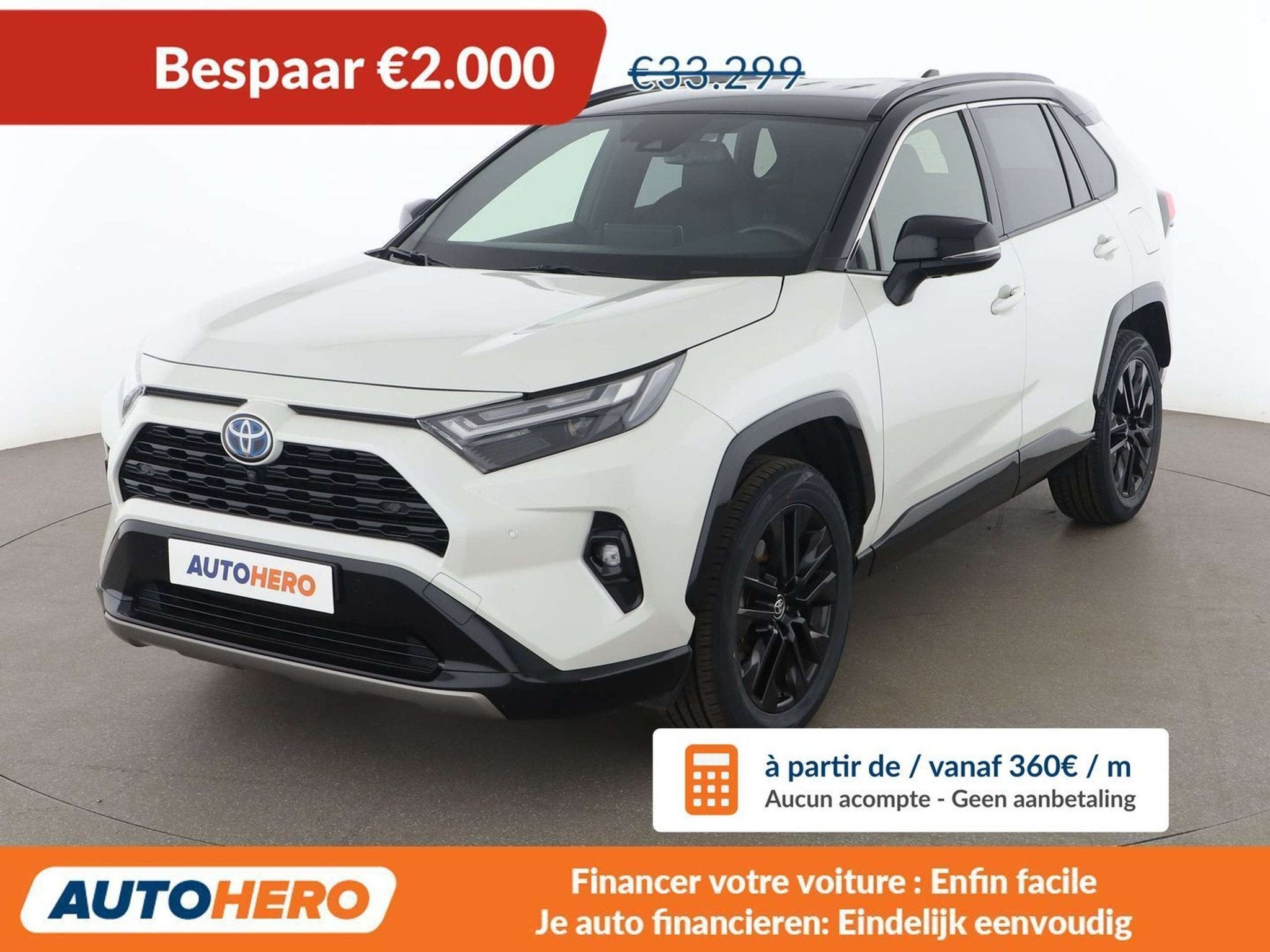 Toyota RAV4 2.5 Hybrid 4x2 Style Selection (bj 2022), Auto's, Gebruikt, 2487 cc, https://public.car-pass.be/vhr/5dad05d3-4d5e-46d7-8bca-f25c215af0f5