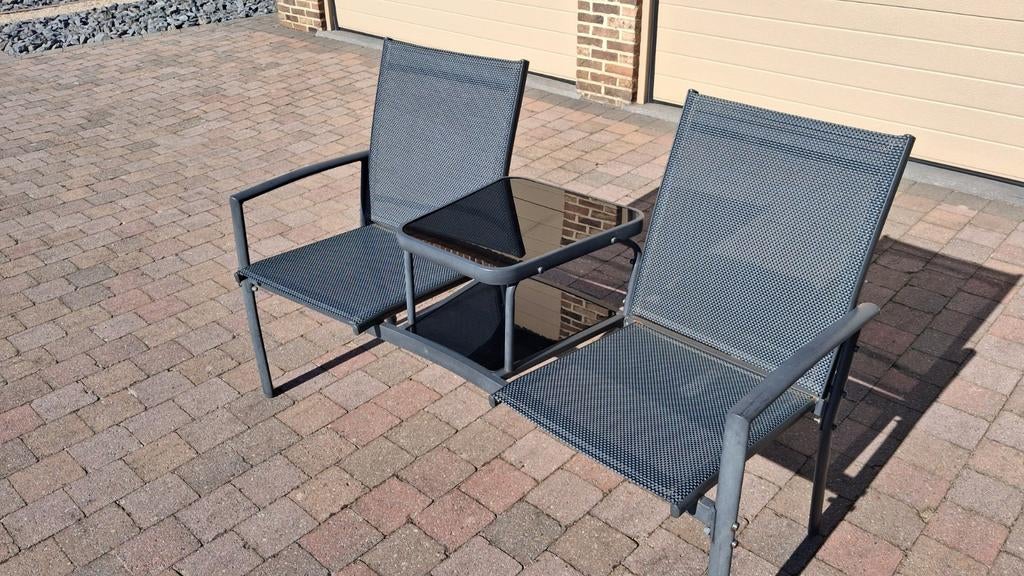Duo zitbank., Tuin en Terras, Ophalen
