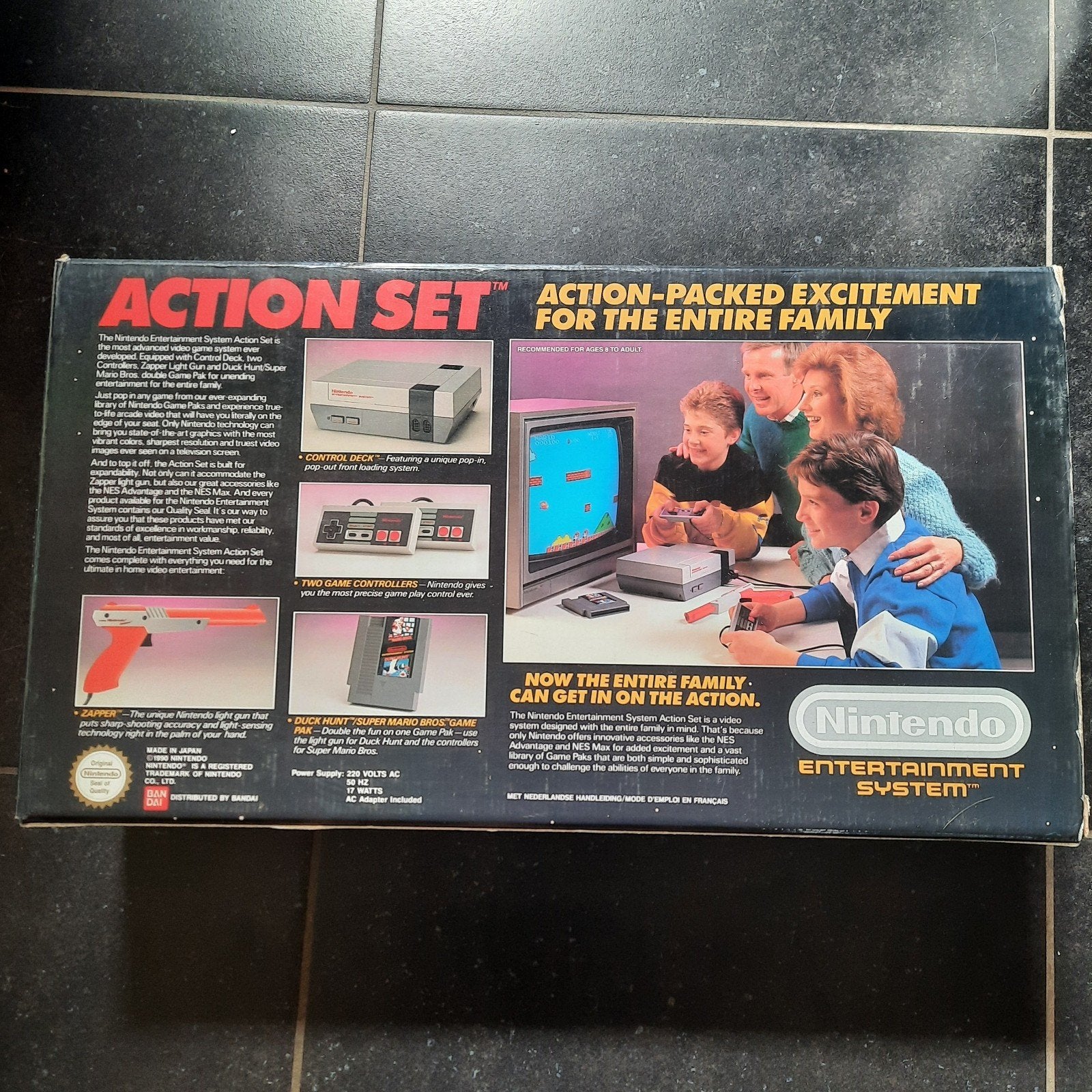 Nintendo Action Set + spelletjes . Uit 1985 !, Ophalen of Verzenden
