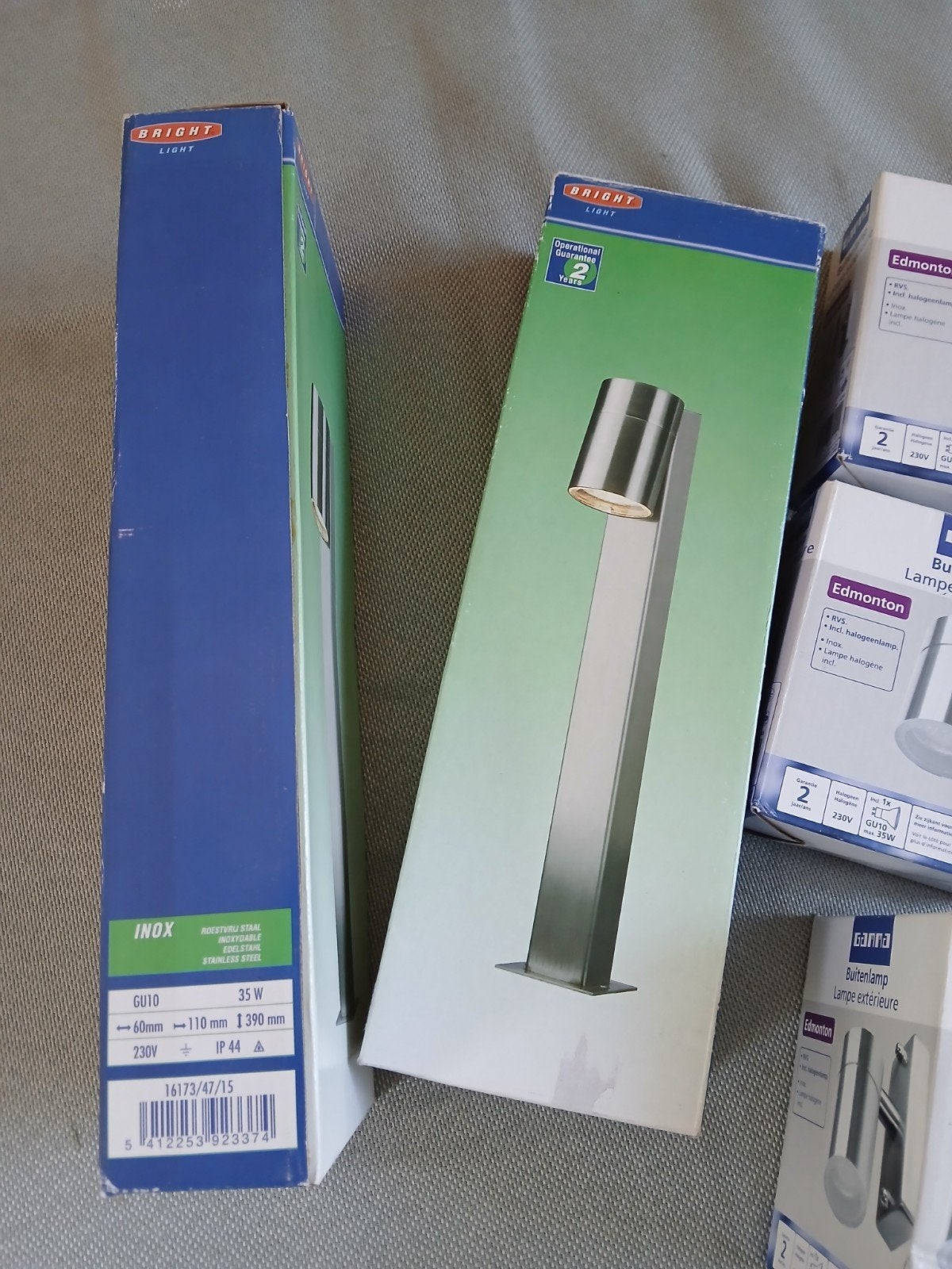 Buitenlampen 5stuks, nieuw., Tuin en Terras, Inox, Minder dan 50 watt, Nieuw, Ophalen of Verzenden