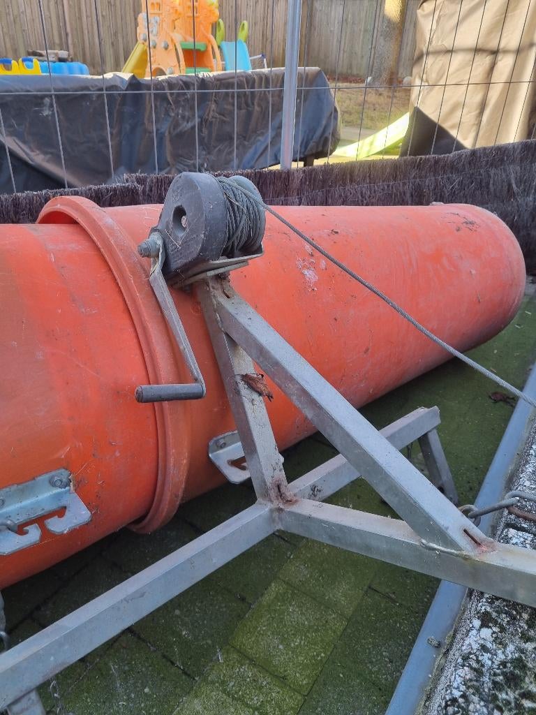 Stortkoker 8-delig met draagconstructie, Doe-het-zelf en Bouw, Ophalen, Gebruikt, Minder dan 2 meter, Overige typen