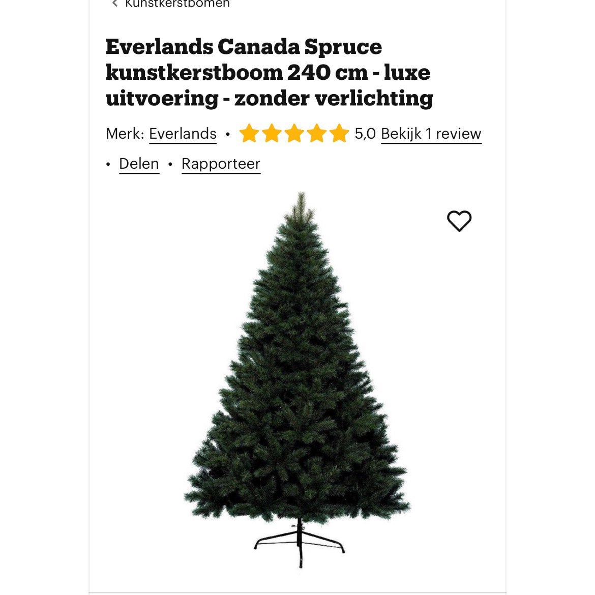 Nieuwe kerstboom, Ophalen, Nieuw