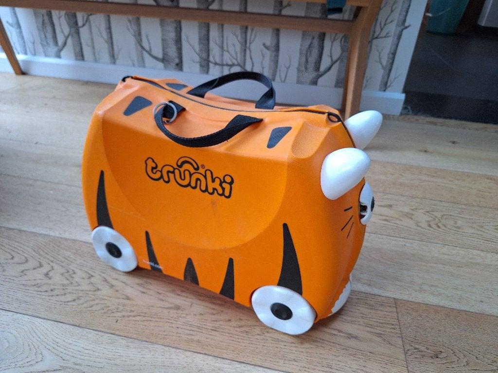 Trunki reiskoffertje oranje (Tijger), Enlèvement, Utilisé