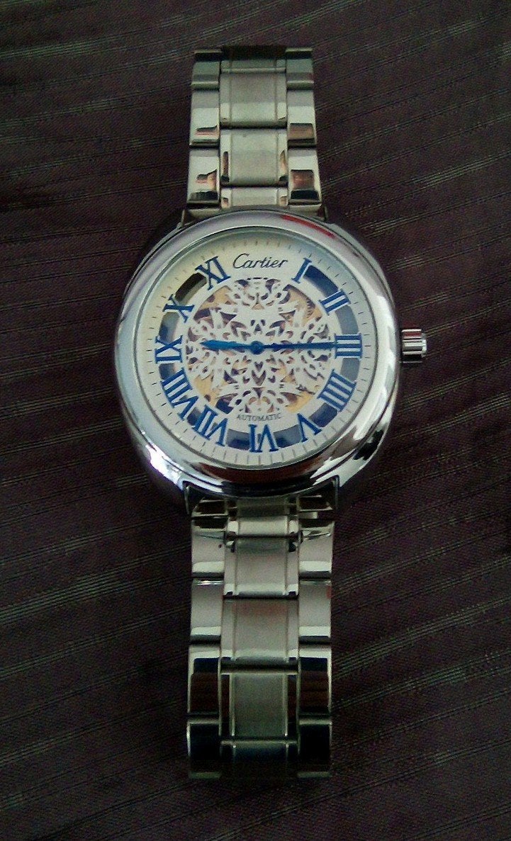 Nieuw.
Automatic movement., Ophalen, Staal, Staal, Polshorloge