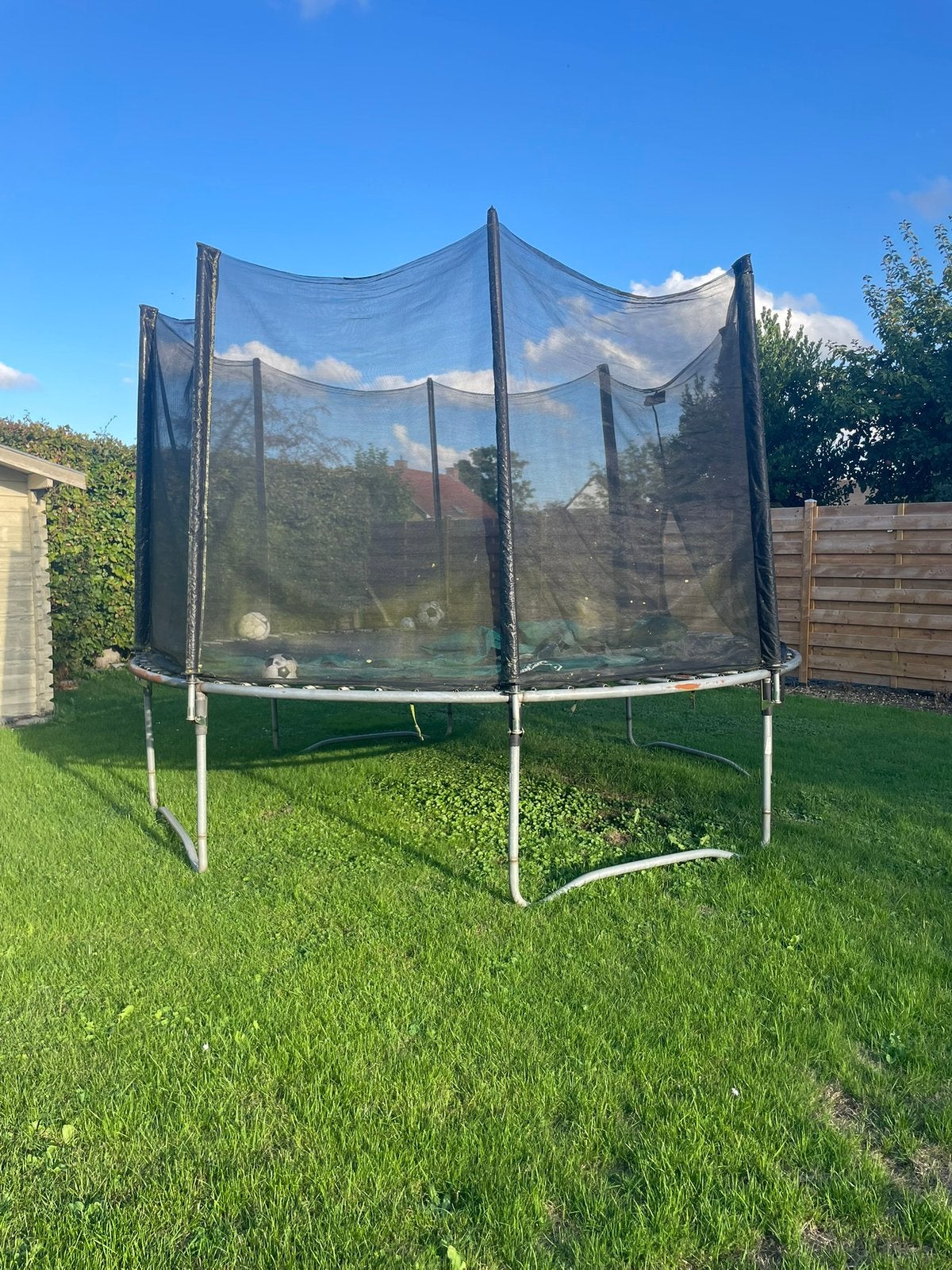 Grote trampoline, Ophalen, Gebruikt