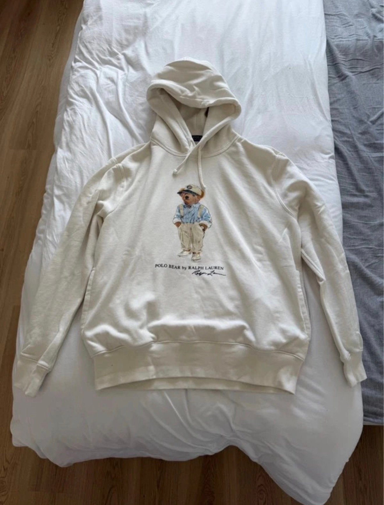 Polo Ralph Lauren Hoodie (M), Vêtements | Hommes, Enlèvement ou Envoi, Comme neuf, Blanc