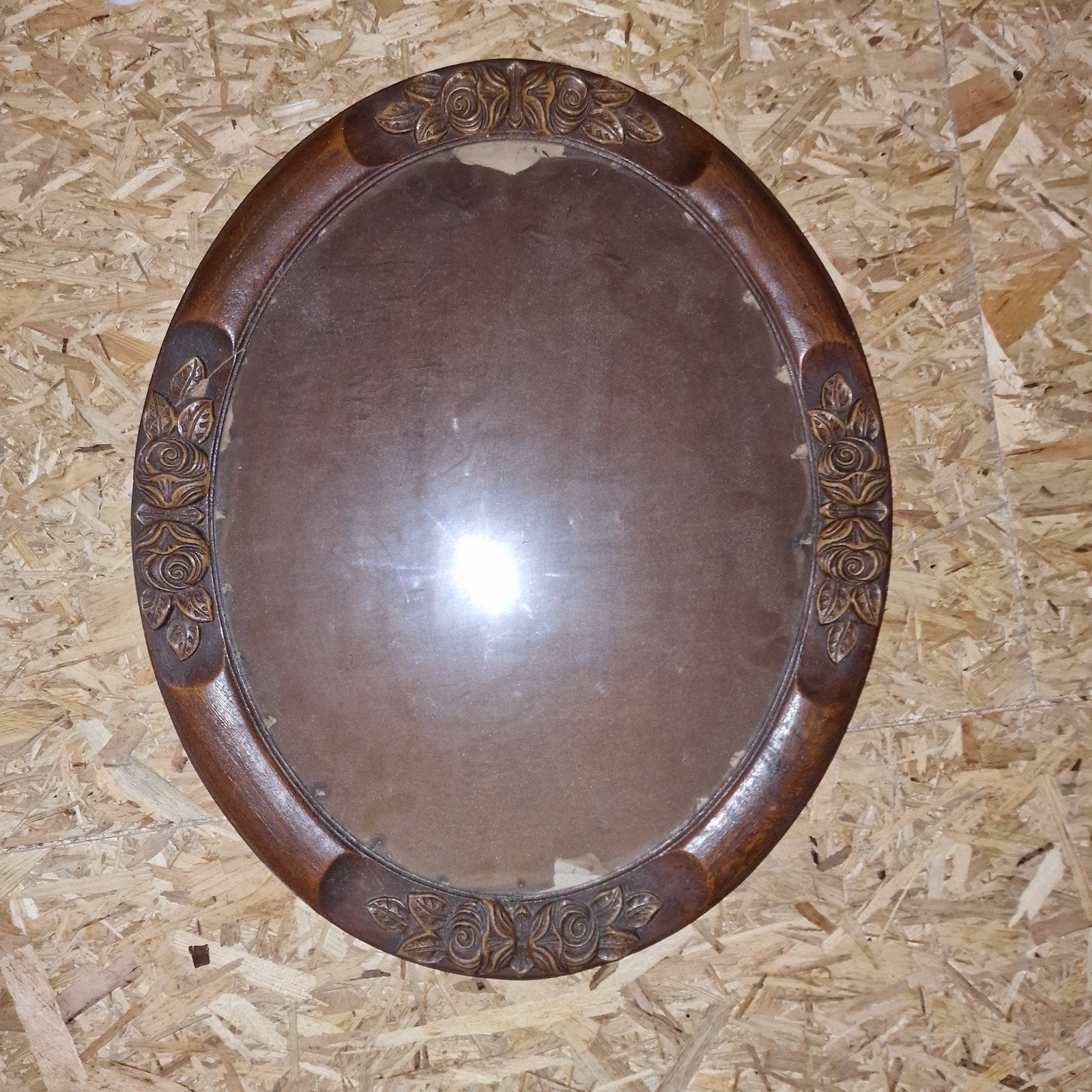 A vendre anciens cadre en chêne., Avec verre, 48 cm, Enlèvement, Utilisé