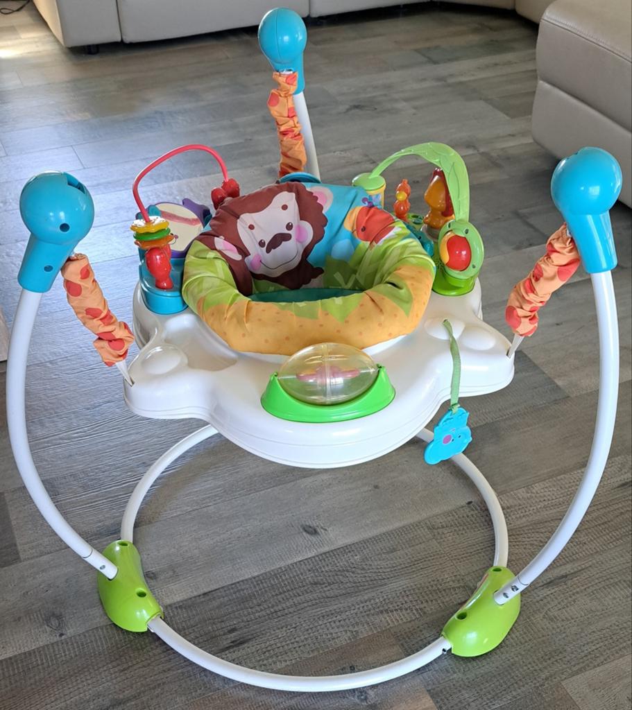 Baby jumper zonder geluid jungle thema, Enfants & Bébés, Jouets | Tables de jeux, Enlèvement