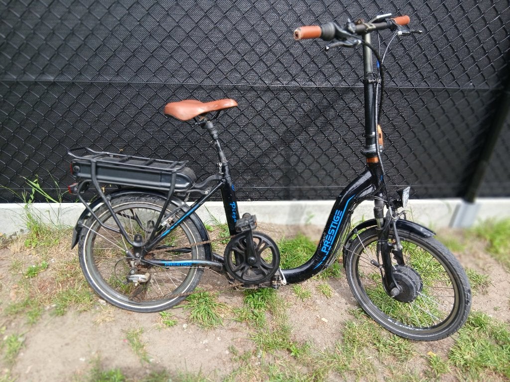 Electrisch plooi fiets prestije, Ophalen, Gebruikt, 30 tot 50 km per accu