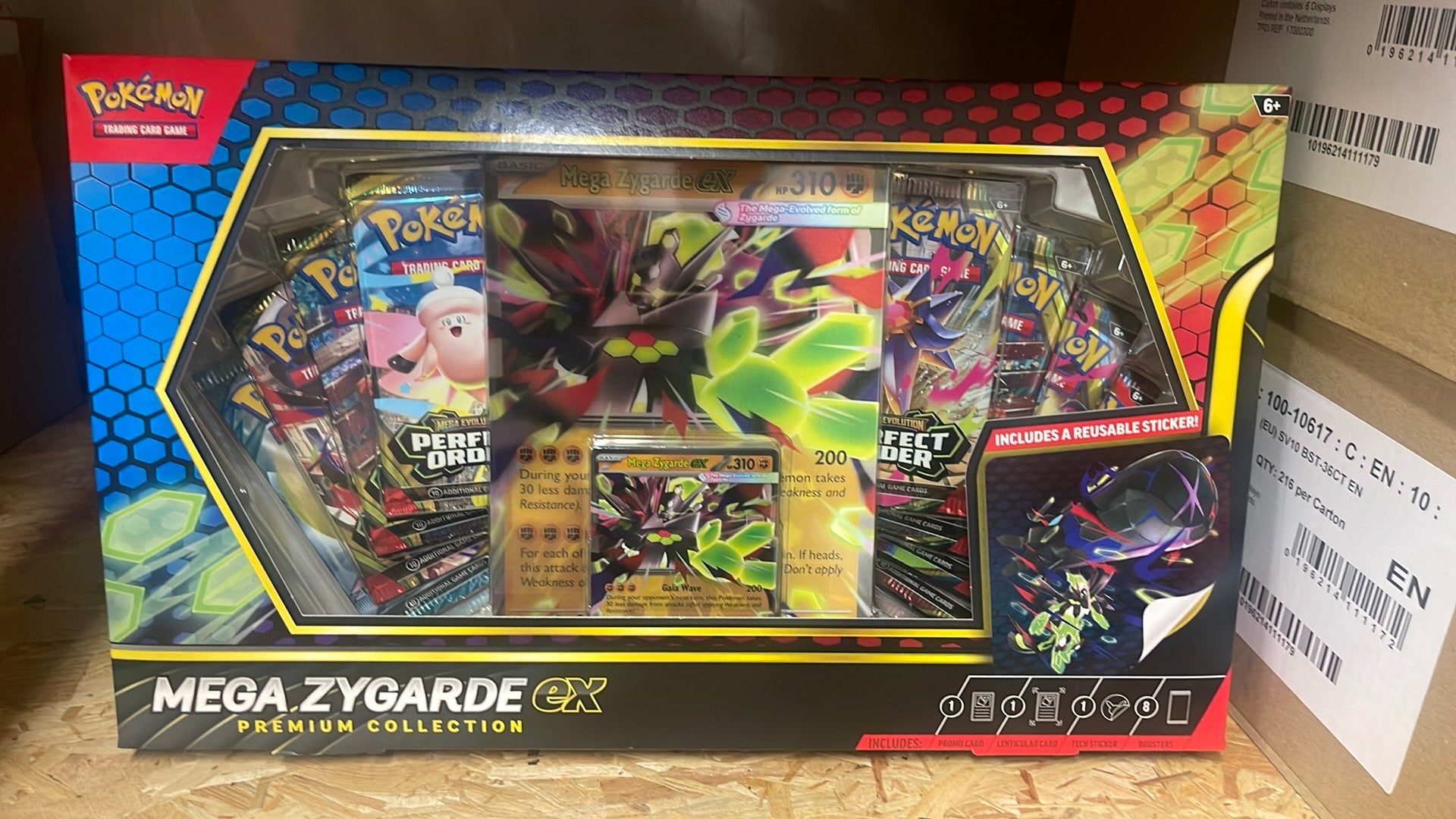 Pokemon mega zygarde ex premium collection box, Enlèvement, Neuf, Autres types, Foil