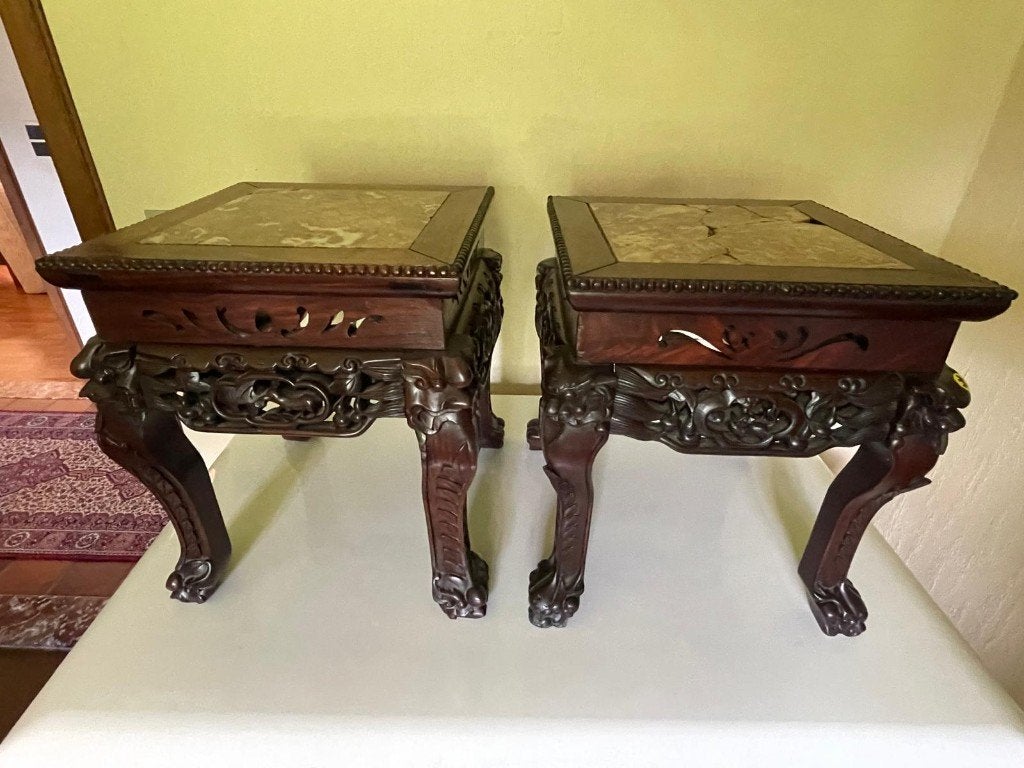 bijzettafel ook als plantenstandaard gebruikt, Antiek en Kunst, Ophalen
