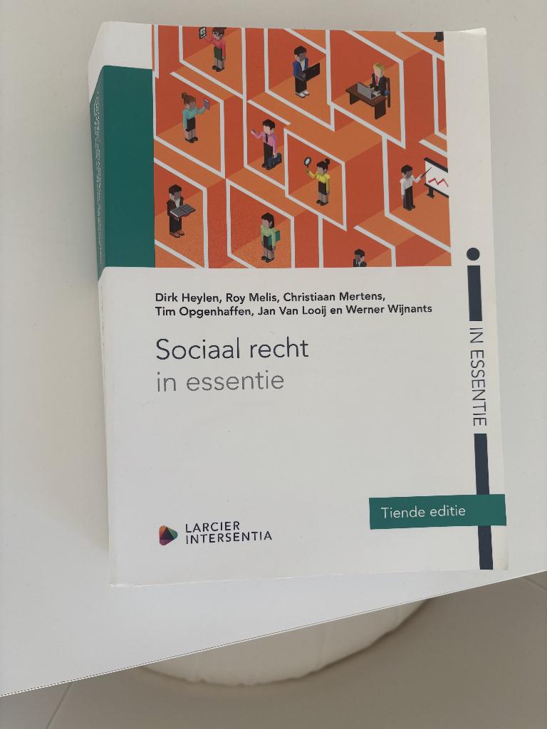 Handboek Sociaal Recht in essentie, Boeken, Ophalen of Verzenden, Zo goed als nieuw, Hoger Onderwijs