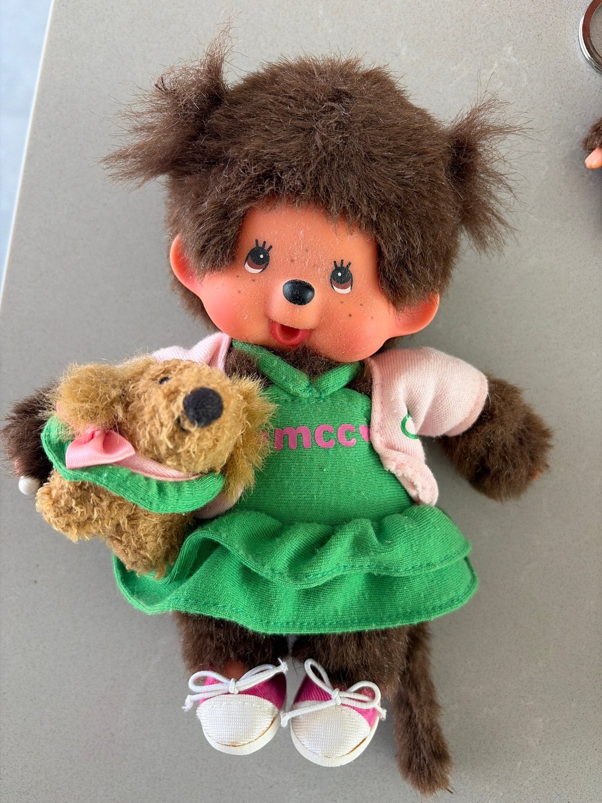 Gilet vert Monchhichi Girl 20cm pour chien (Sekiguchi), Enlèvement ou Envoi