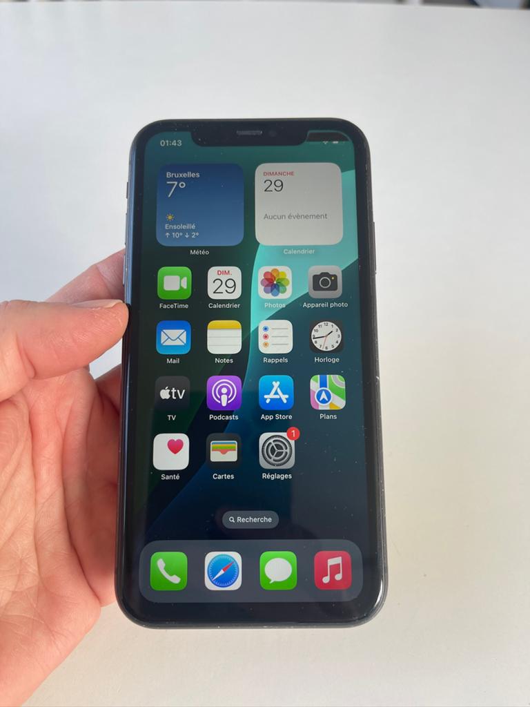 iPhone 11, Enlèvement ou Envoi, Comme neuf, Noir, IPhone 11