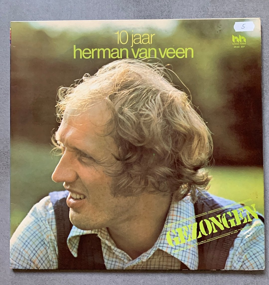 Herman Van Veen - Gezongen, Cd's en Dvd's, Ophalen of Verzenden, Zo goed als nieuw, LP