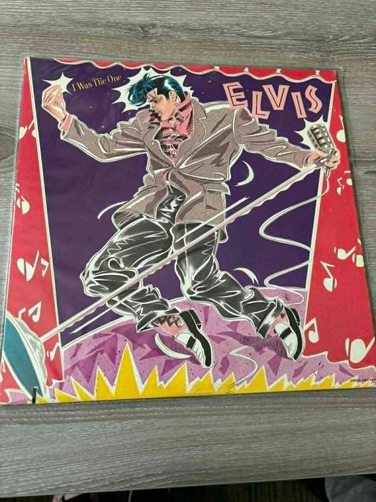 Elvis lp, I was the one, USA persing, pink label., CD & DVD, Vinyles | Rock, Enlèvement ou Envoi, Rock 'n' roll, Utilisé, Housse de protection extérieure