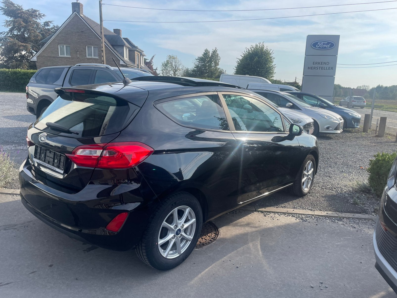 Ford Fiesta 2019. 9950 euro, Voorwielaandrijving, Panoramadak, Stof, Euro 6