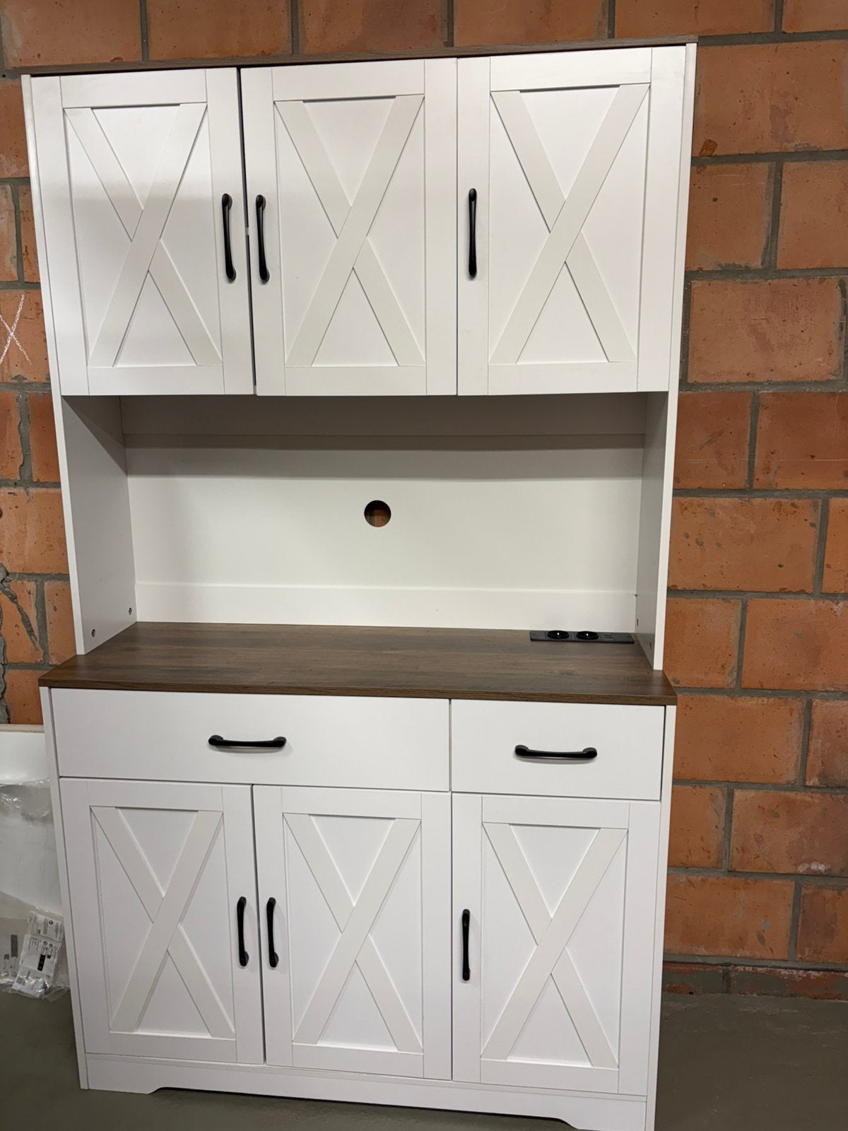 Armoire de cuisine blanche, Avec tiroir(s), 25 à 50 cm, Comme neuf, Autres matériaux