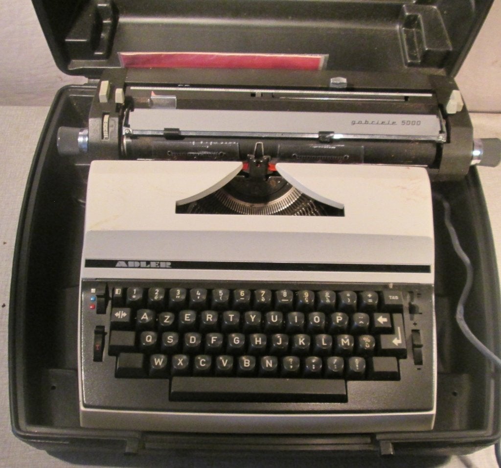 Prima Retro Electronische Typemachine - Adler, Ophalen of Verzenden, Overige typen
