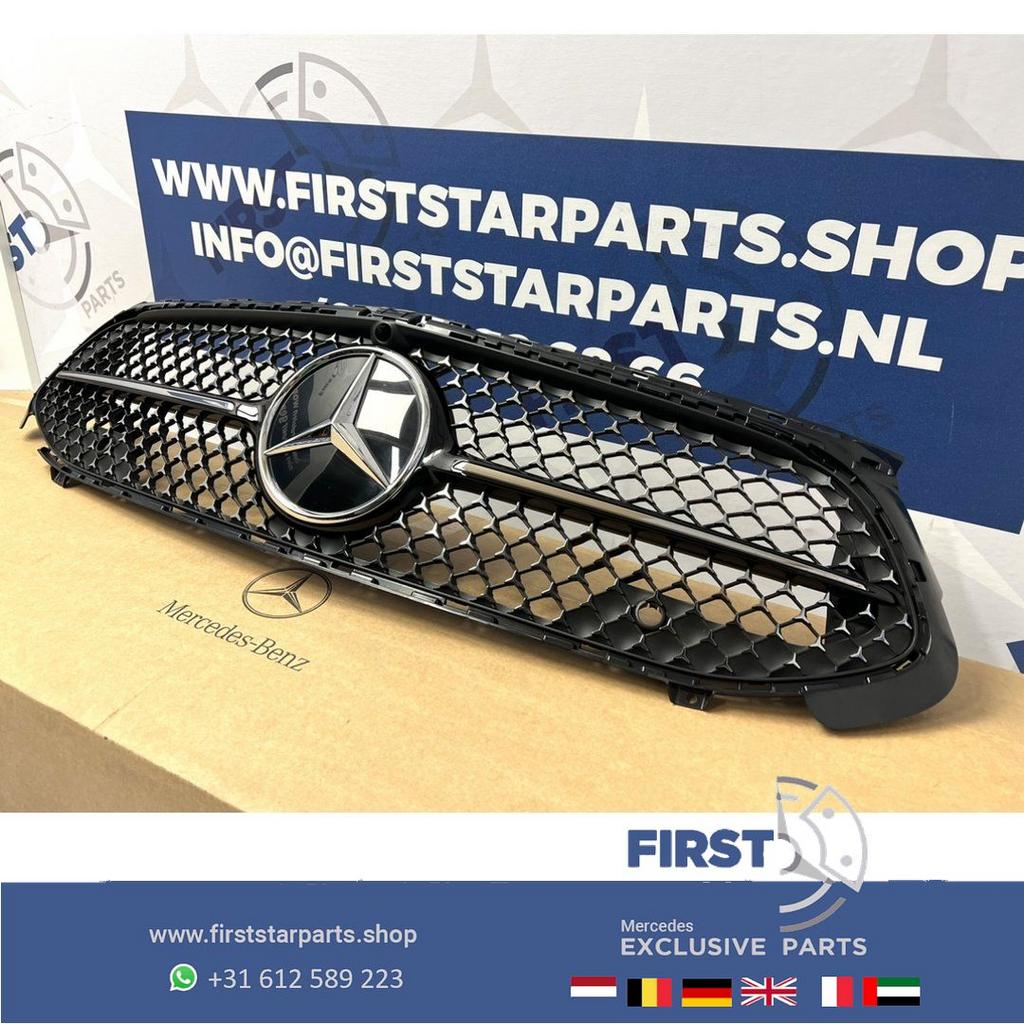 W118 CLA FACELIFT GRIL 2024 AMG LINE VOORBUMPER DIAMOND STAR, Gebruikt, -, Ophalen of Verzenden, -