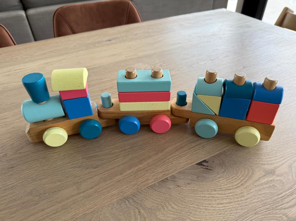 Houten trein, Ophalen of Verzenden, Gebruikt