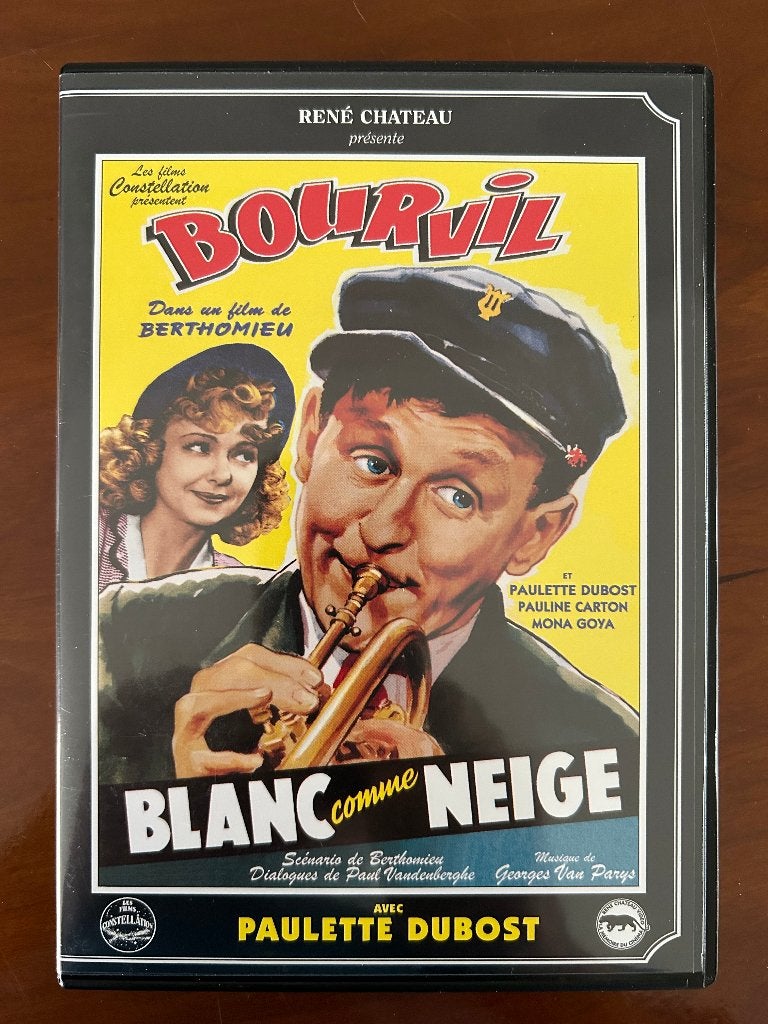 Réservé !!! Blanc comme neige DVD - Bourvil, Paulette Dubost, Cd's en Dvd's, Ophalen, Zo goed als nieuw, Frans, Frans