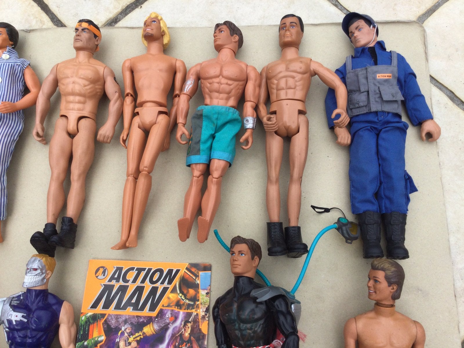 ACTION MAN  1 lot voor 9€, Kinderen en Baby's, Speelgoed | Actiefiguren, Ophalen, Gebruikt