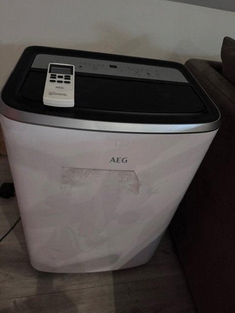 Mobiele Airco AEG, Ophalen, Minder dan 60 m³, 3 snelheden of meer, Zo goed als nieuw