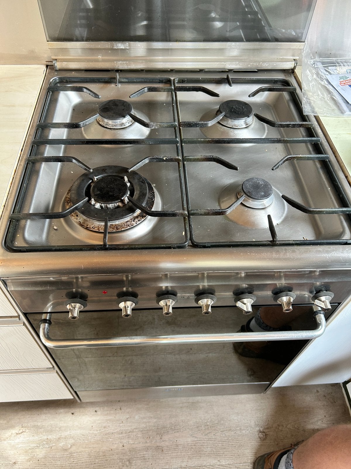 Smeg gasfornuis, Elektronische apparatuur, Ophalen, Gebruikt, 4 kookzones, Gas